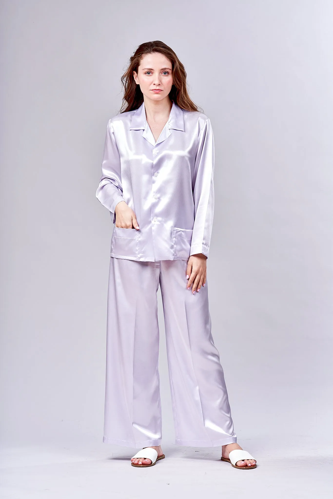 4013 - Elegant Satin PJ Set