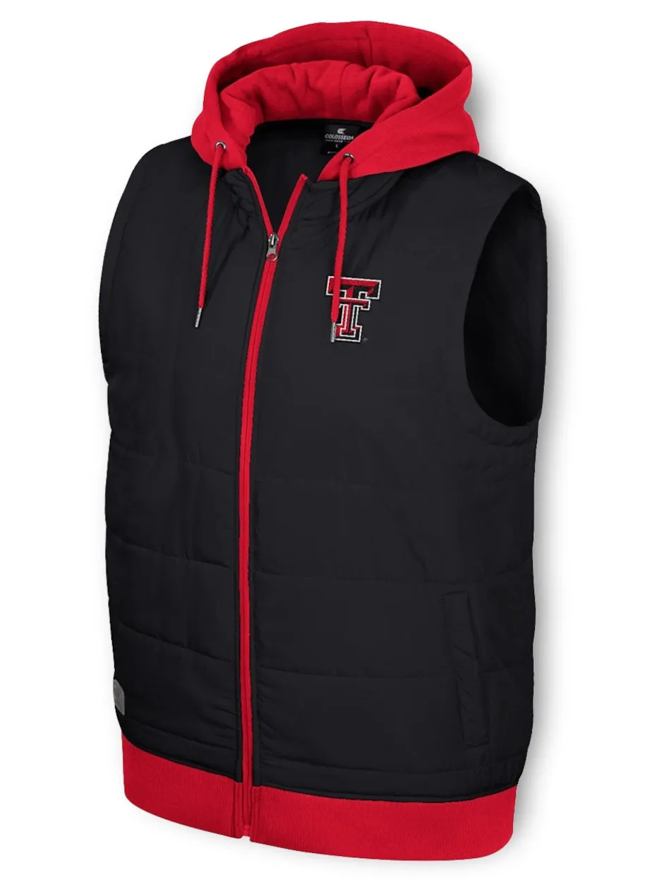 *Arena Texas Tech "Winter's Morn" MEN'S Hooded Puffer VEST