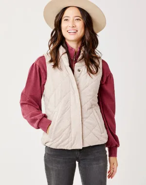 Betty Vest: Light Khaki