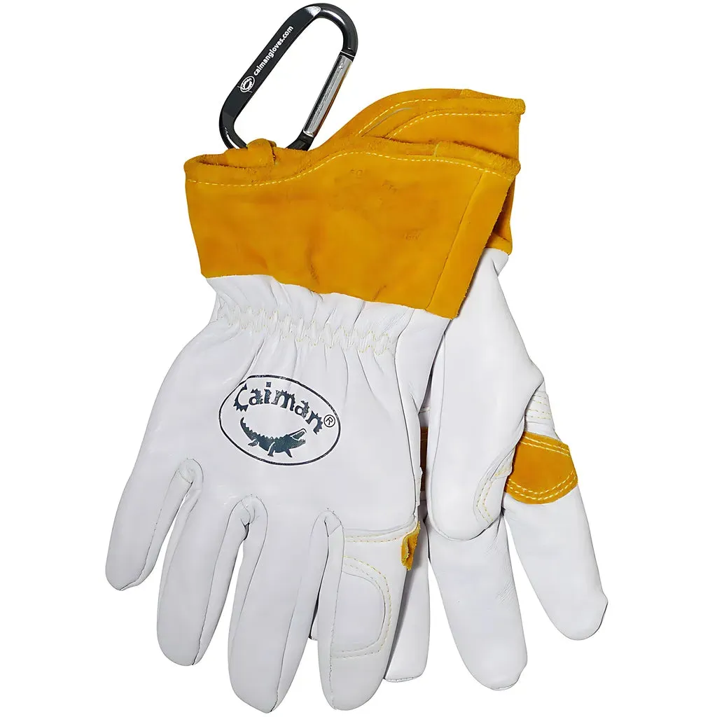 Caiman 1871-6 Premium Goat Grain TIG/MIG Welder's Glove with Wool Insulated Back - Scalloped Cuff