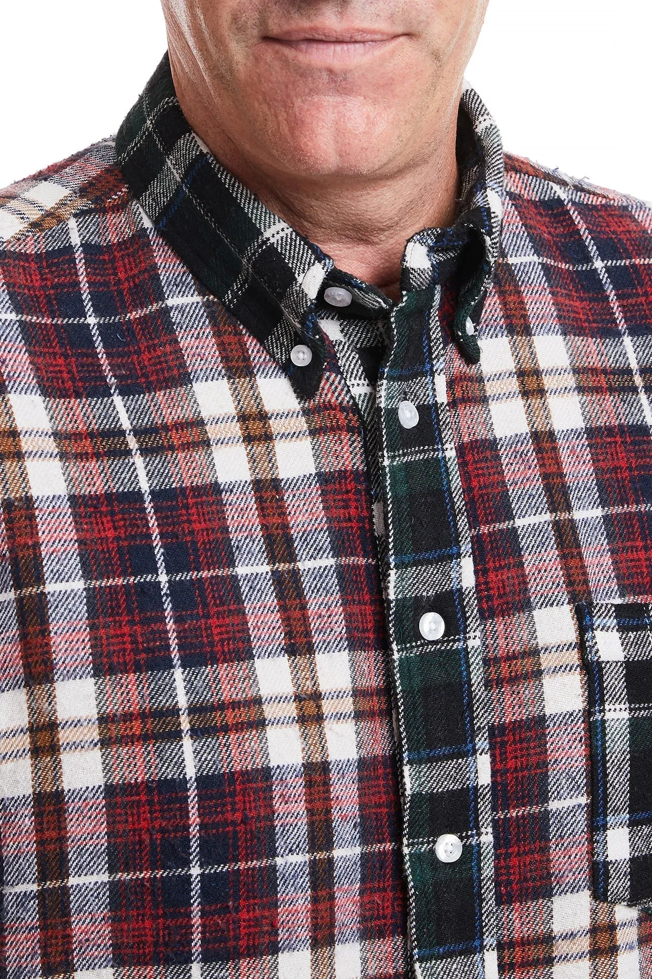 Chase Shirt Plaid Flannel Panel