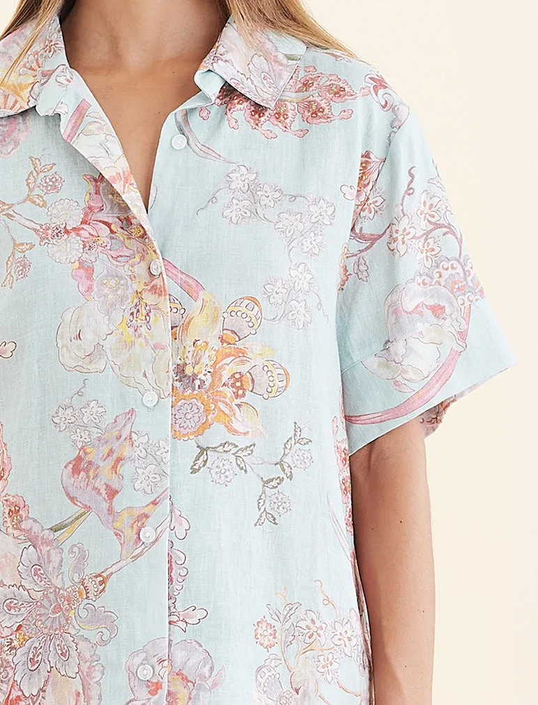 Coco Resort Linen Short Sleeve Shirt