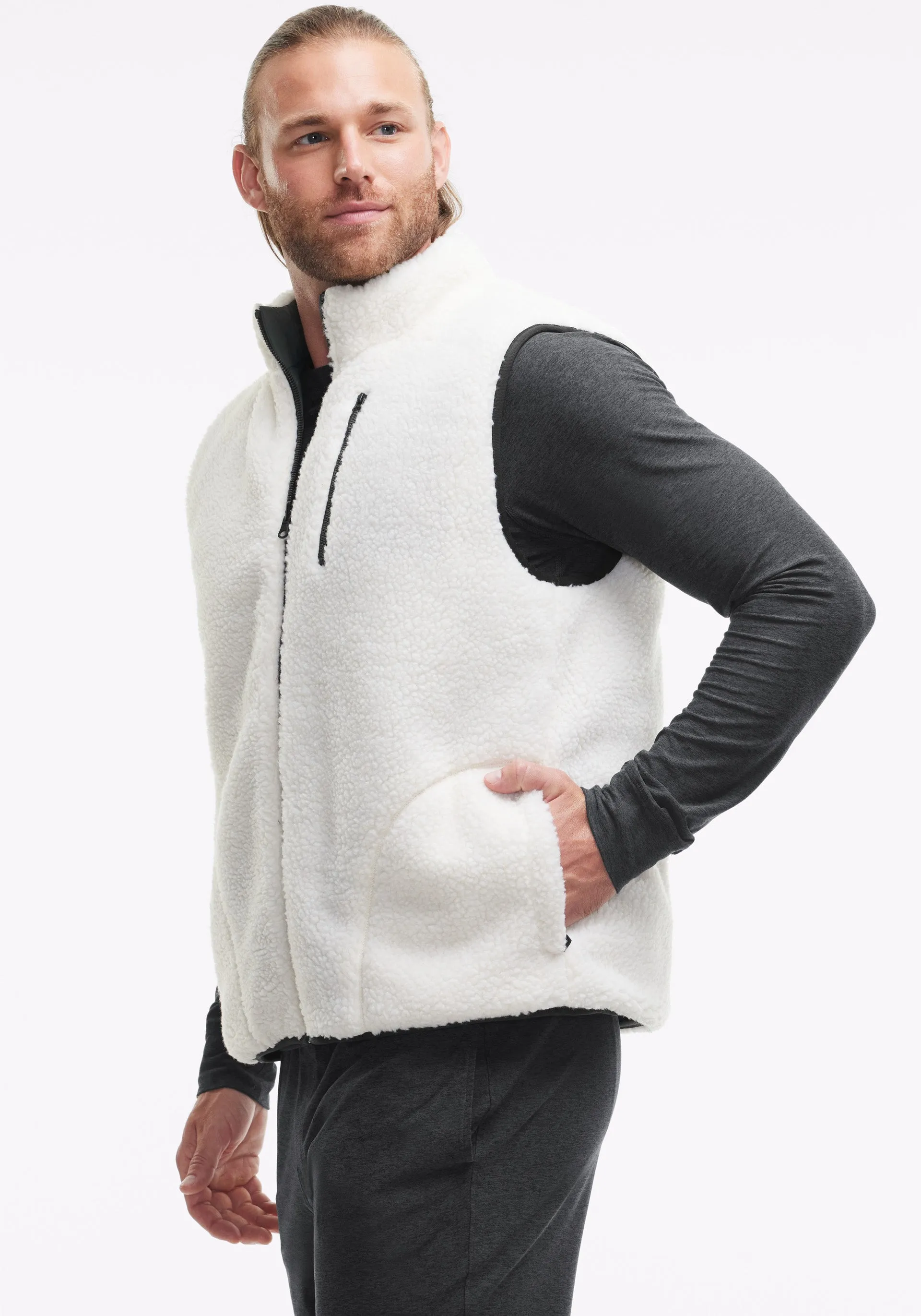 Cozy Fleece Reversible Vest