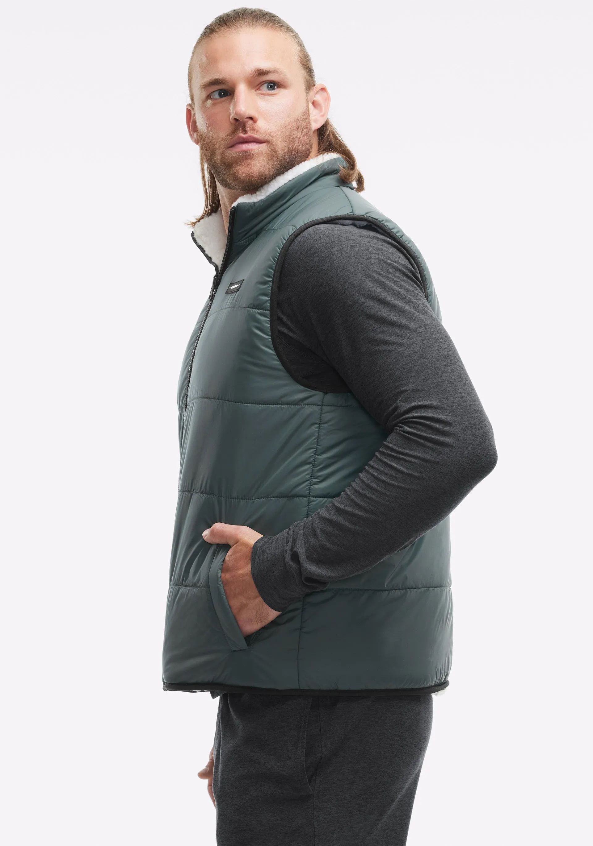 Cozy Fleece Reversible Vest