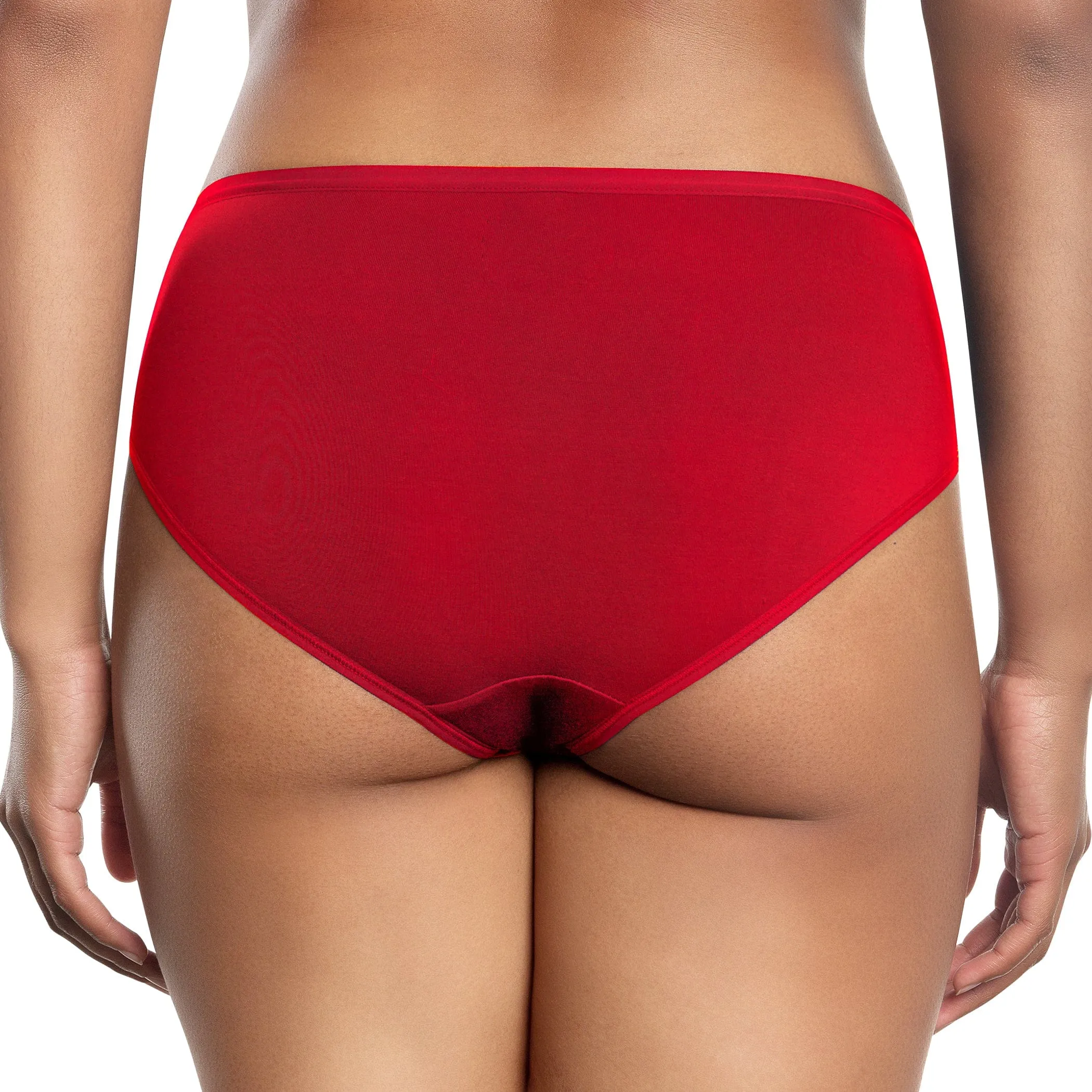 Cozy Hipster Panty - Racing Red