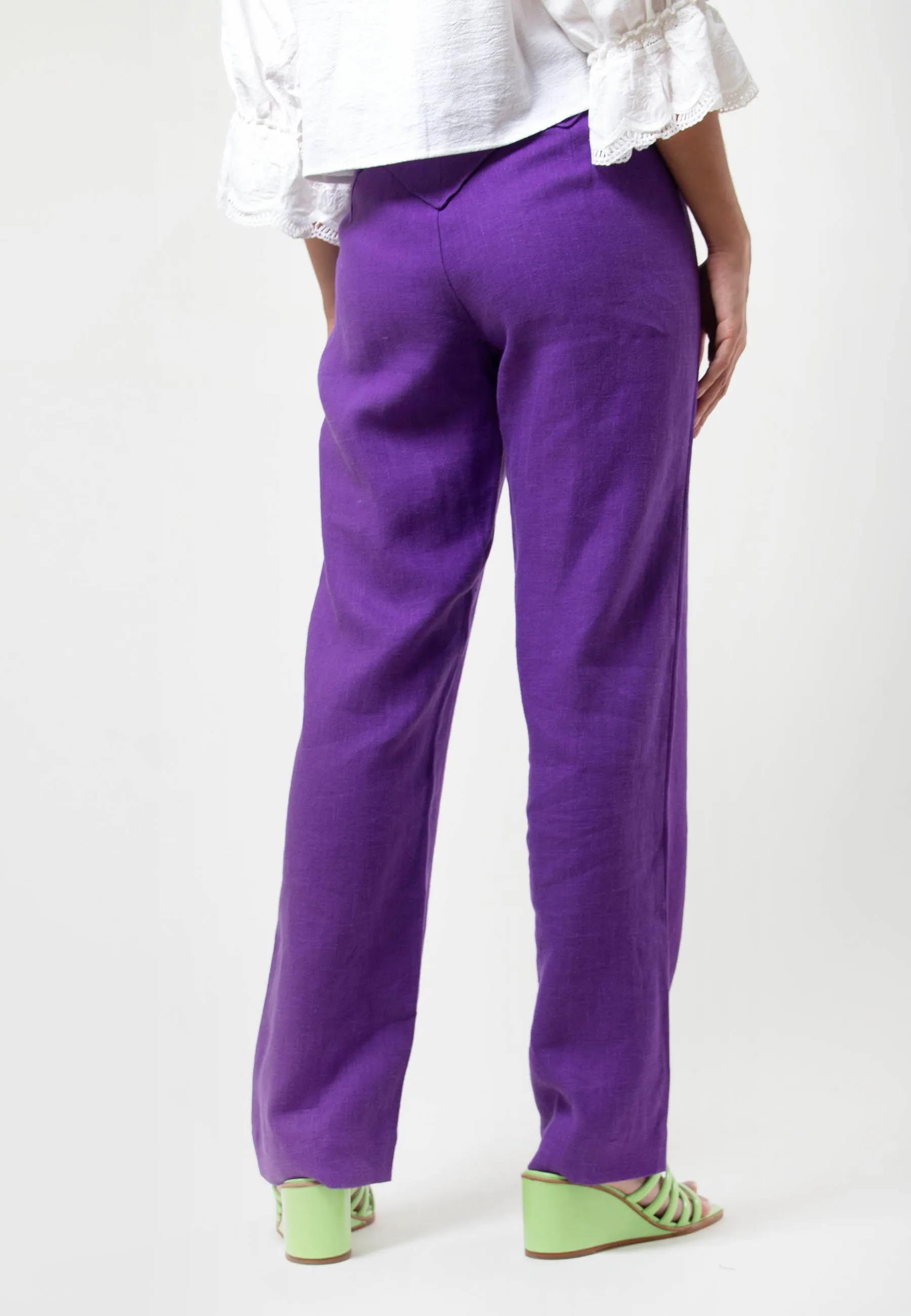 Dolar Pants - dark mauve