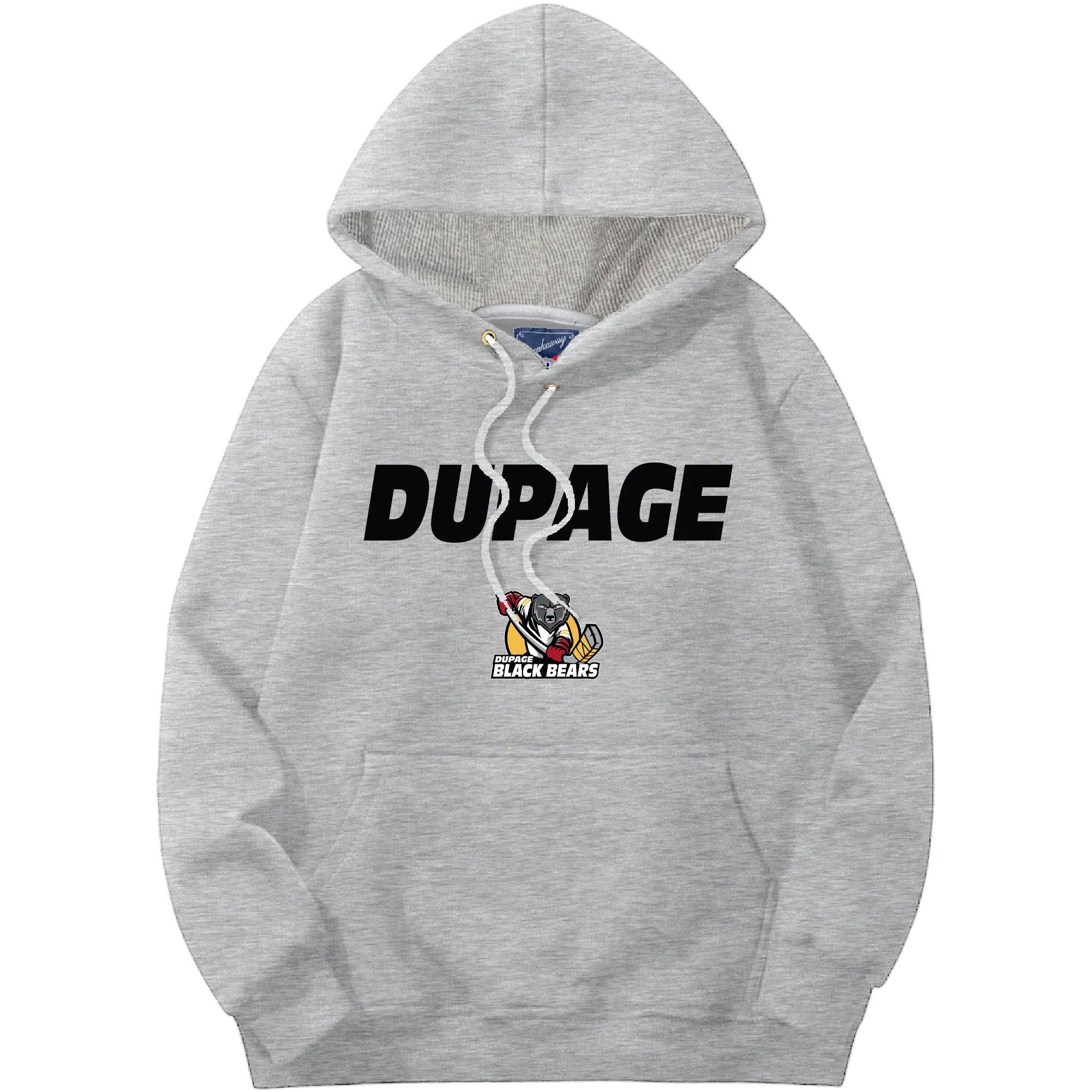 Dupage Black Bears Breakaway Fall Fleece Adult Hoodie