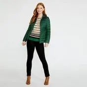 Evergreen Down Reversible Scattered Anemone Jacket