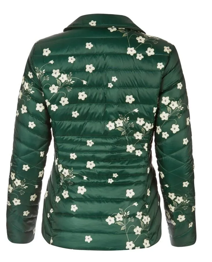 Evergreen Down Reversible Scattered Anemone Jacket