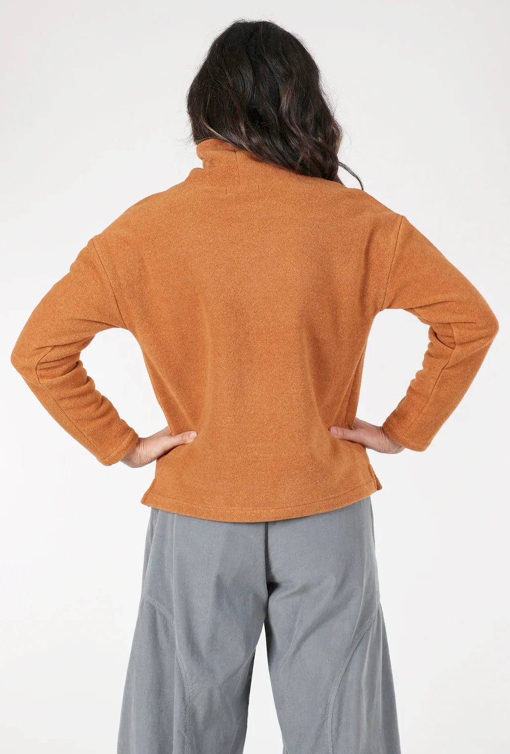 Frosted Fleece Pullover, Spice