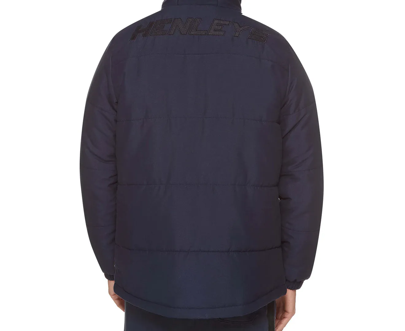 HENLEYS FLETCHER PUFFER JACKET -  MEN - NAVY