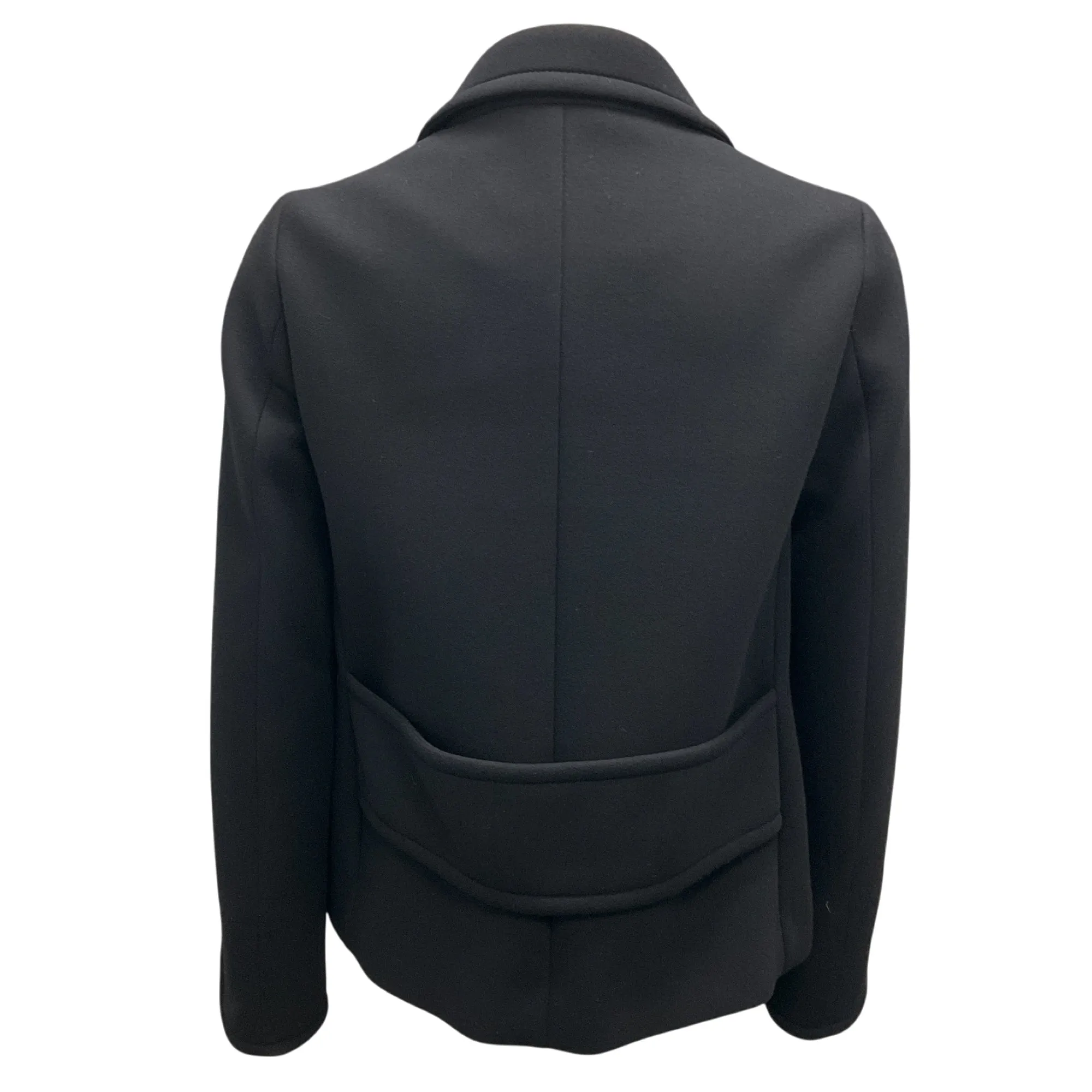 Herno Black 2017 Button-Front Crepe Jacket