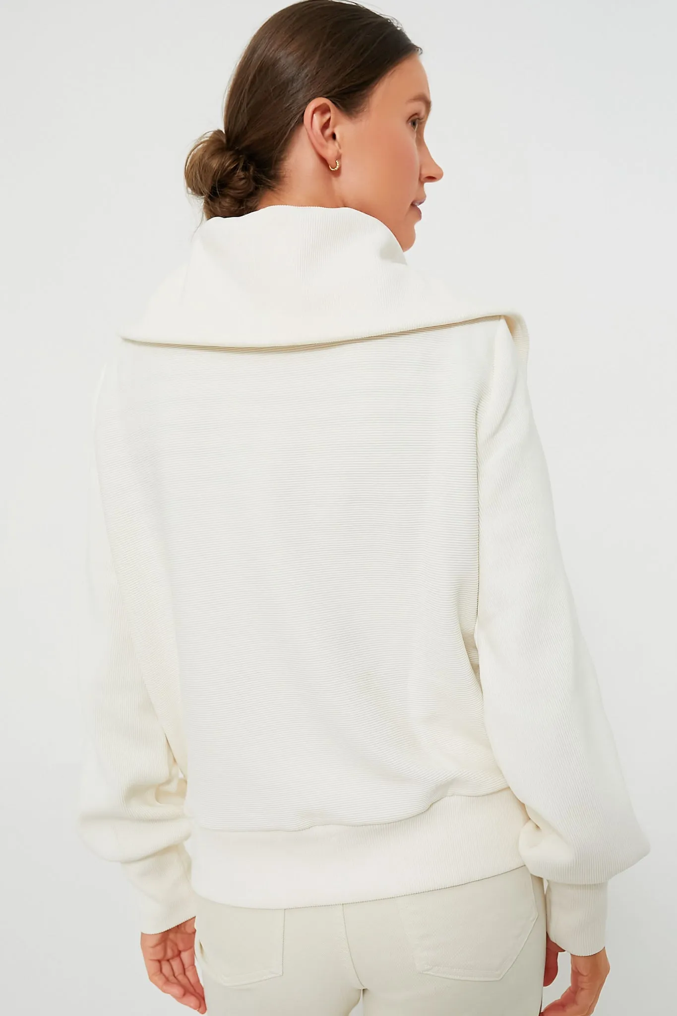 Ivory Vine Half Zip