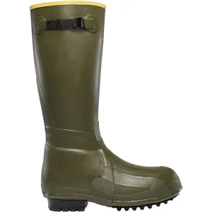 LaCrosse Men's Burly Air Grip 18" Rubber Work Boot - Green - 266050