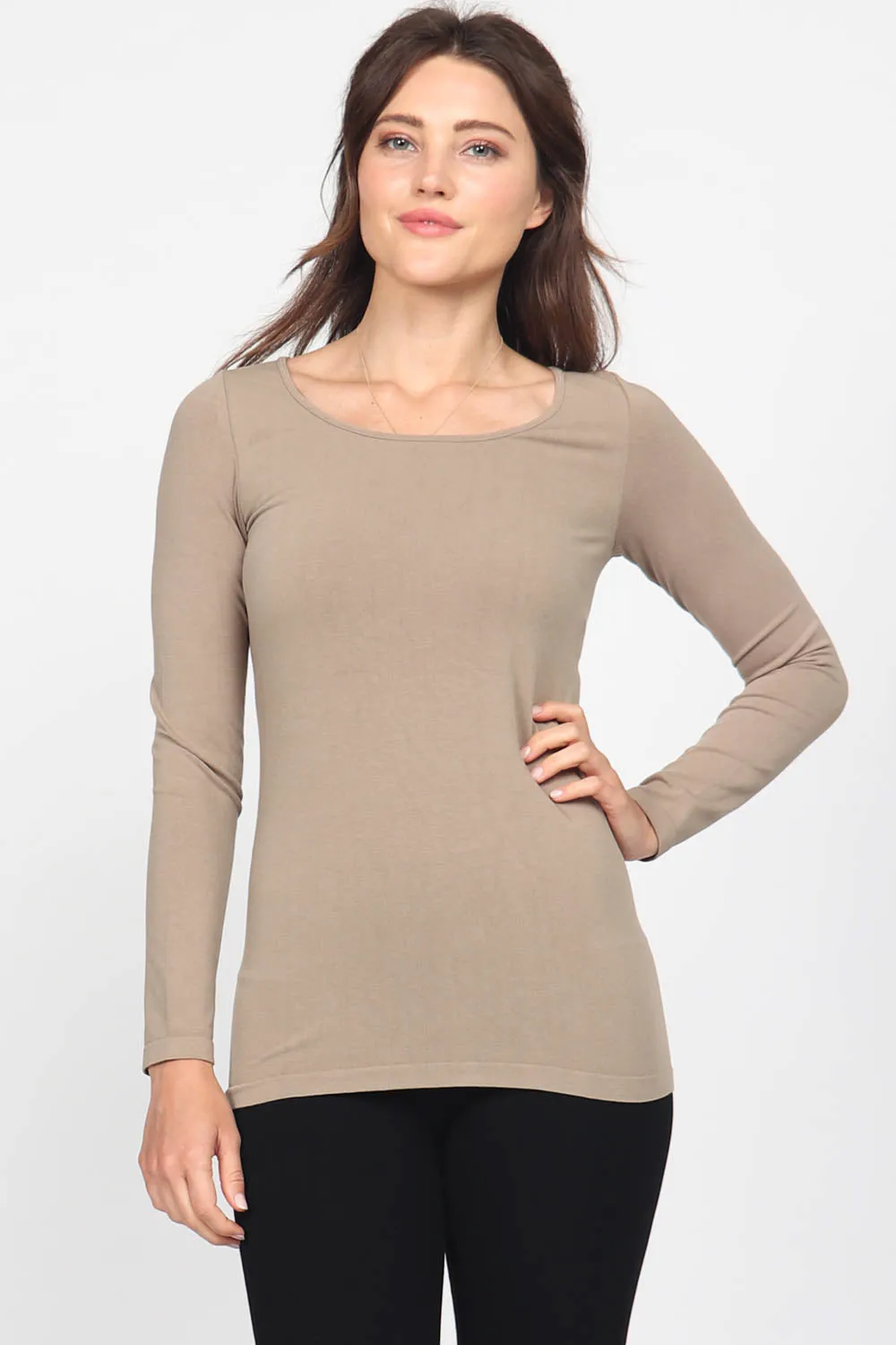 Long Sleeve Knit Tee