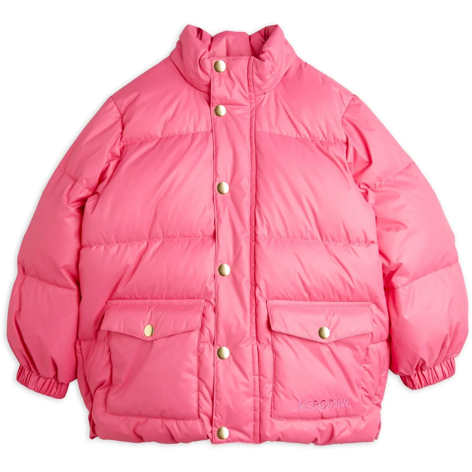 Mini Rodini Pink Heavy Hooded Puffer Jacket