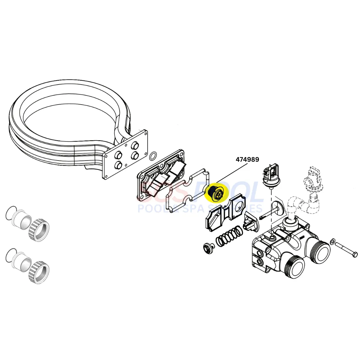 Pentair Thermal Regulator For MasterTemp 125 Heaters | 474989