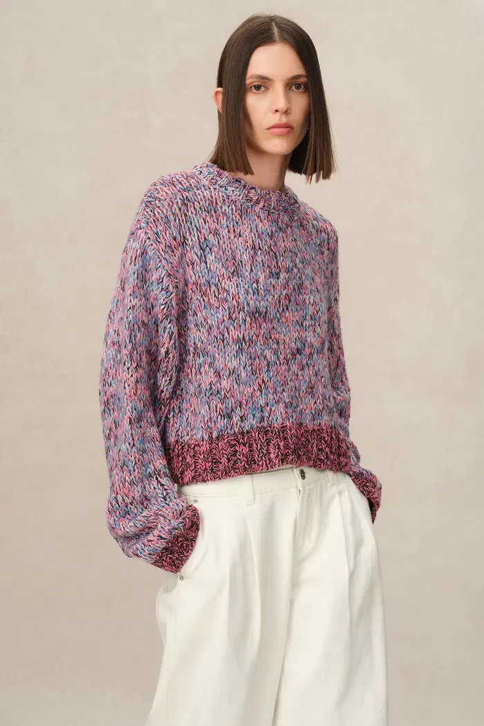 Phoebe Chunky Sweater in Iceland Wool Knit