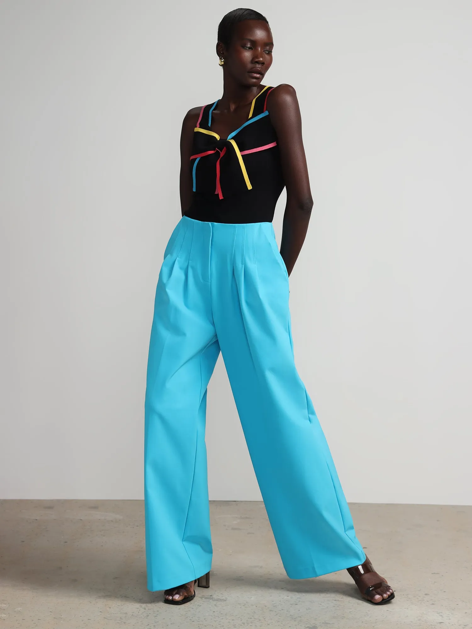 Pleated Wide-Leg Pant - Fit To Flatter