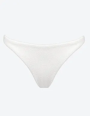 Retro Purity Bikini Bottom - White