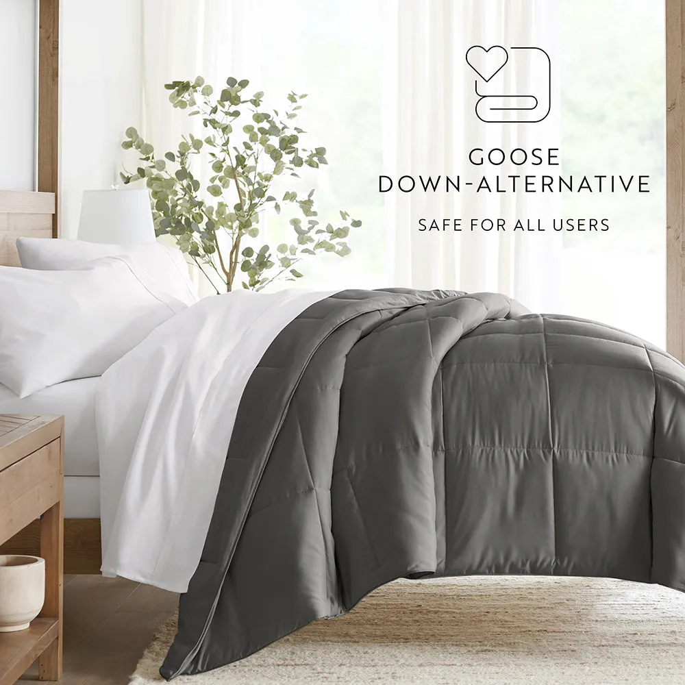 Sale - Solid Down-Alternative Comforter