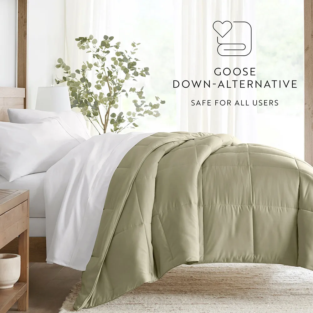 Sale - Solid Down-Alternative Comforter