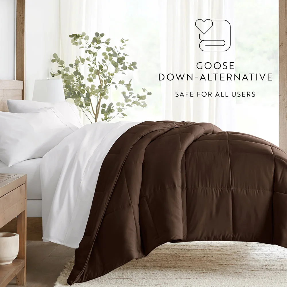 Sale - Solid Down-Alternative Comforter