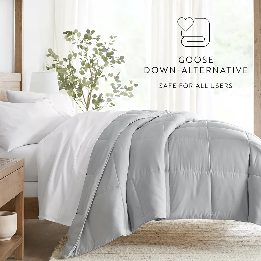 Sale - Solid Down-Alternative Comforter