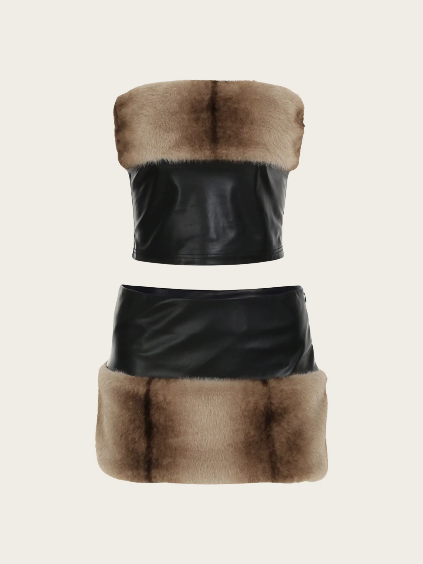 Sienna Faux Fur Two-Piece Set