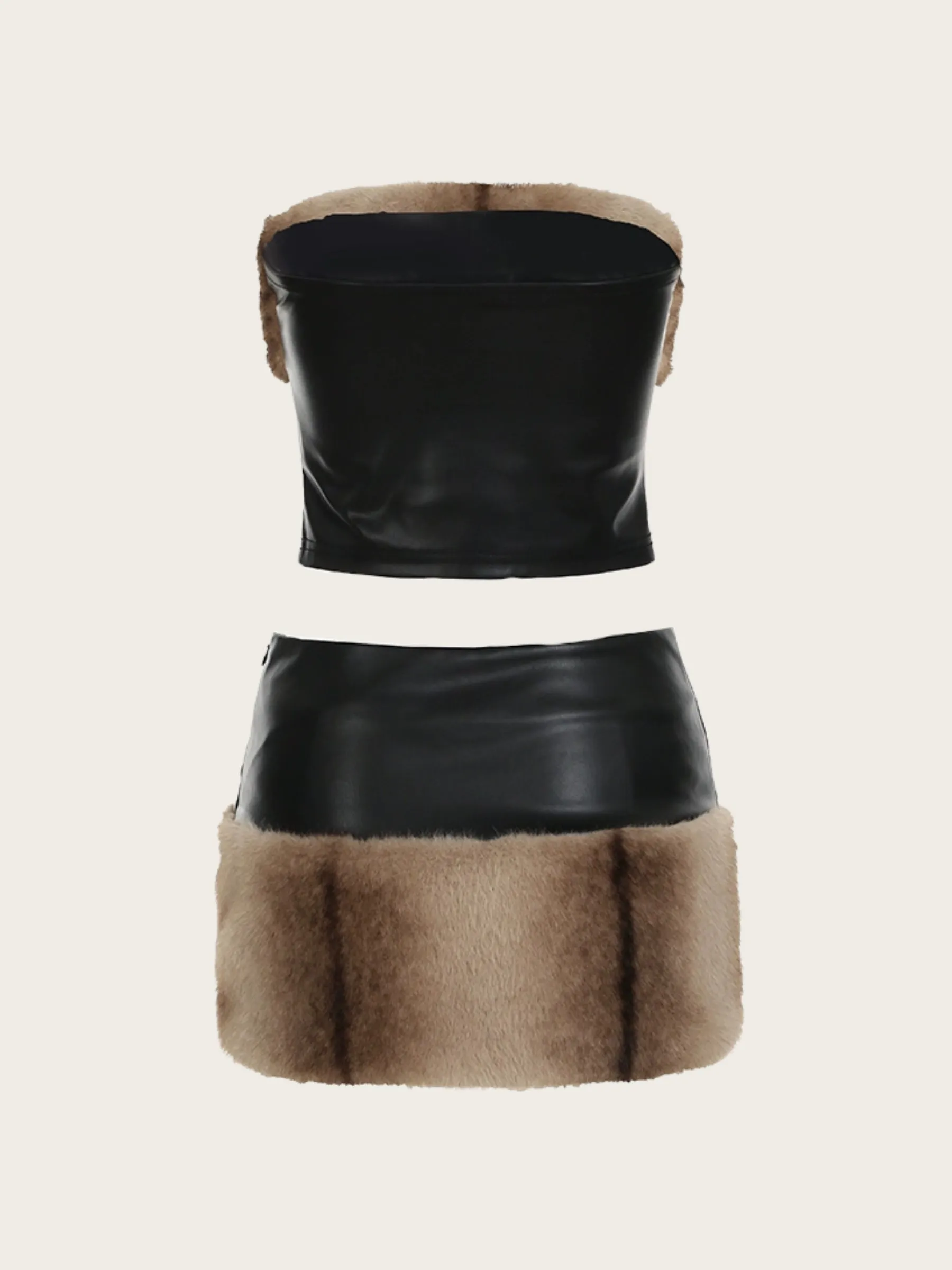 Sienna Faux Fur Two-Piece Set