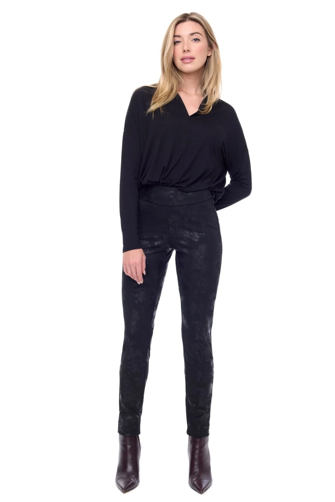 SLIM FULL LENGTH PONTE - 67926UP