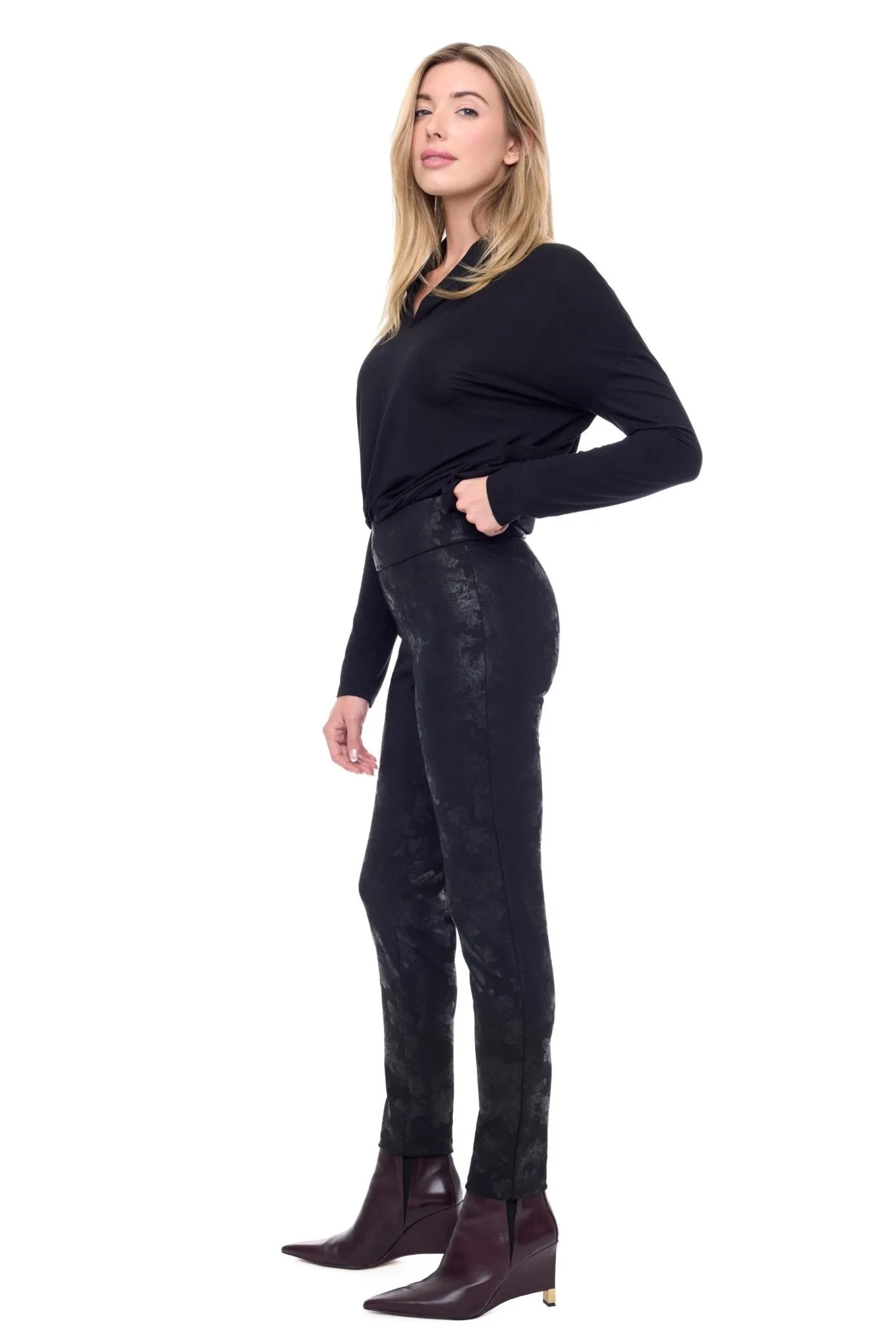 SLIM FULL LENGTH PONTE - 67926UP