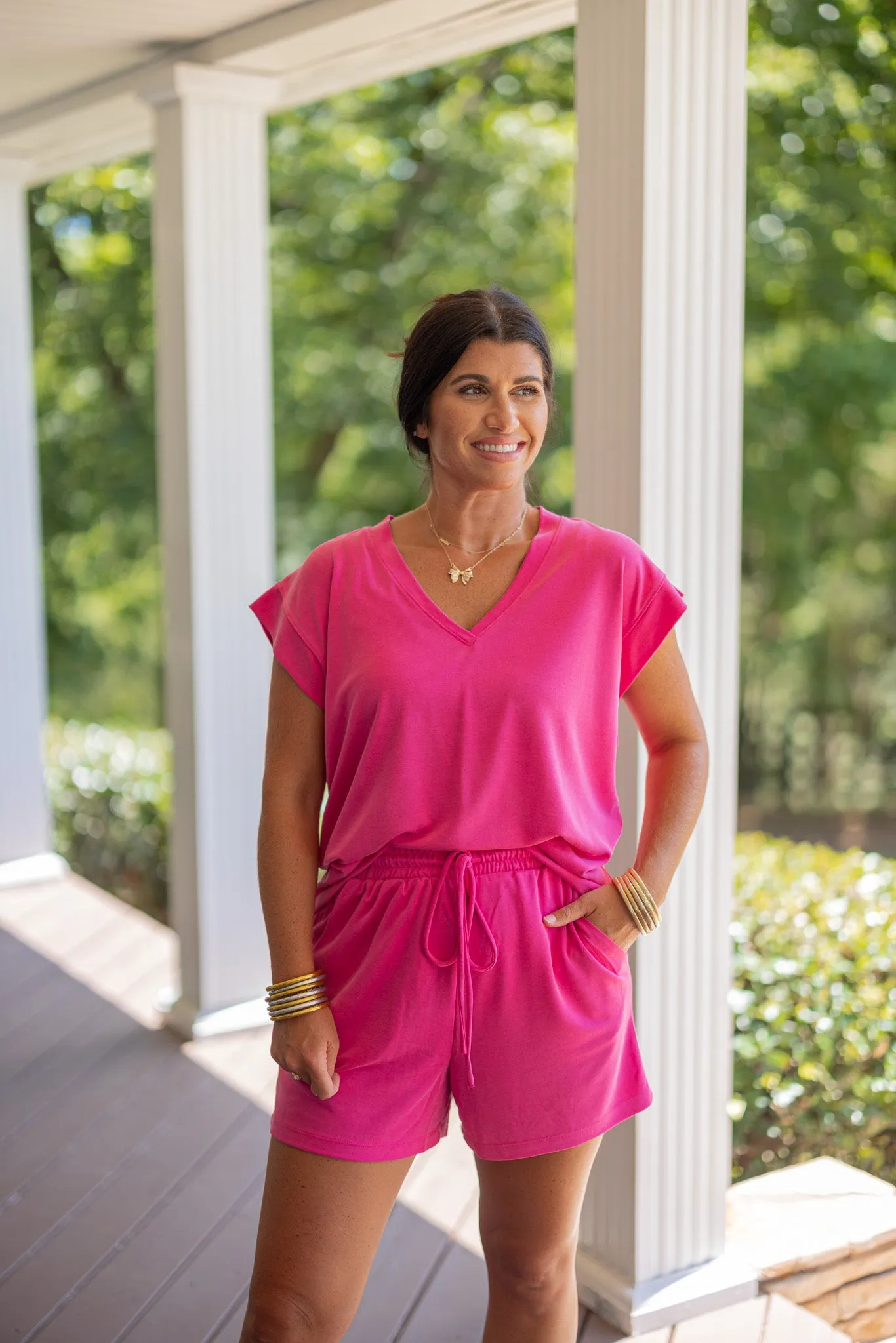 Stylish Comfort Hot Pink Shorts