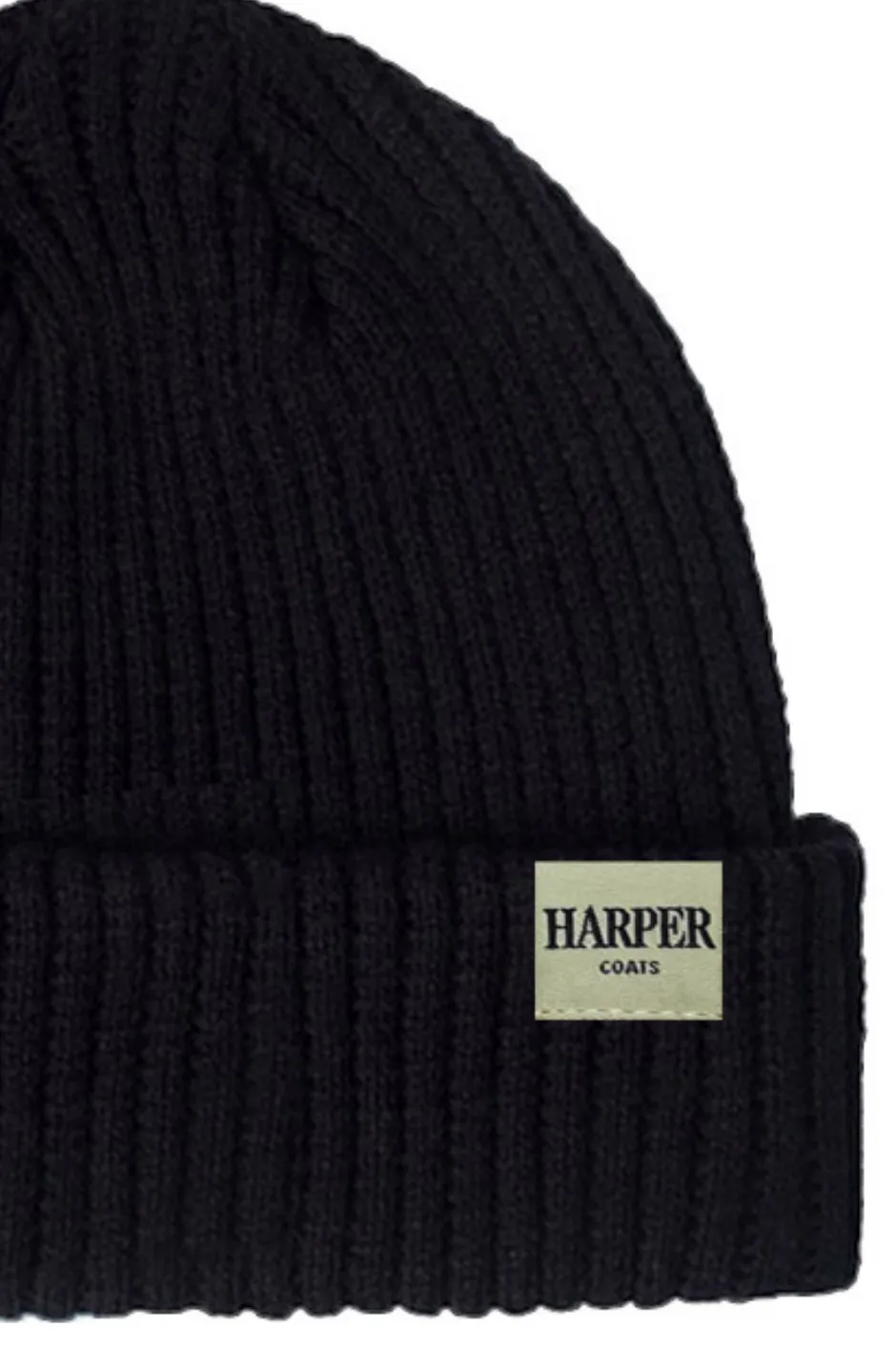 The Harper Beanie in Black