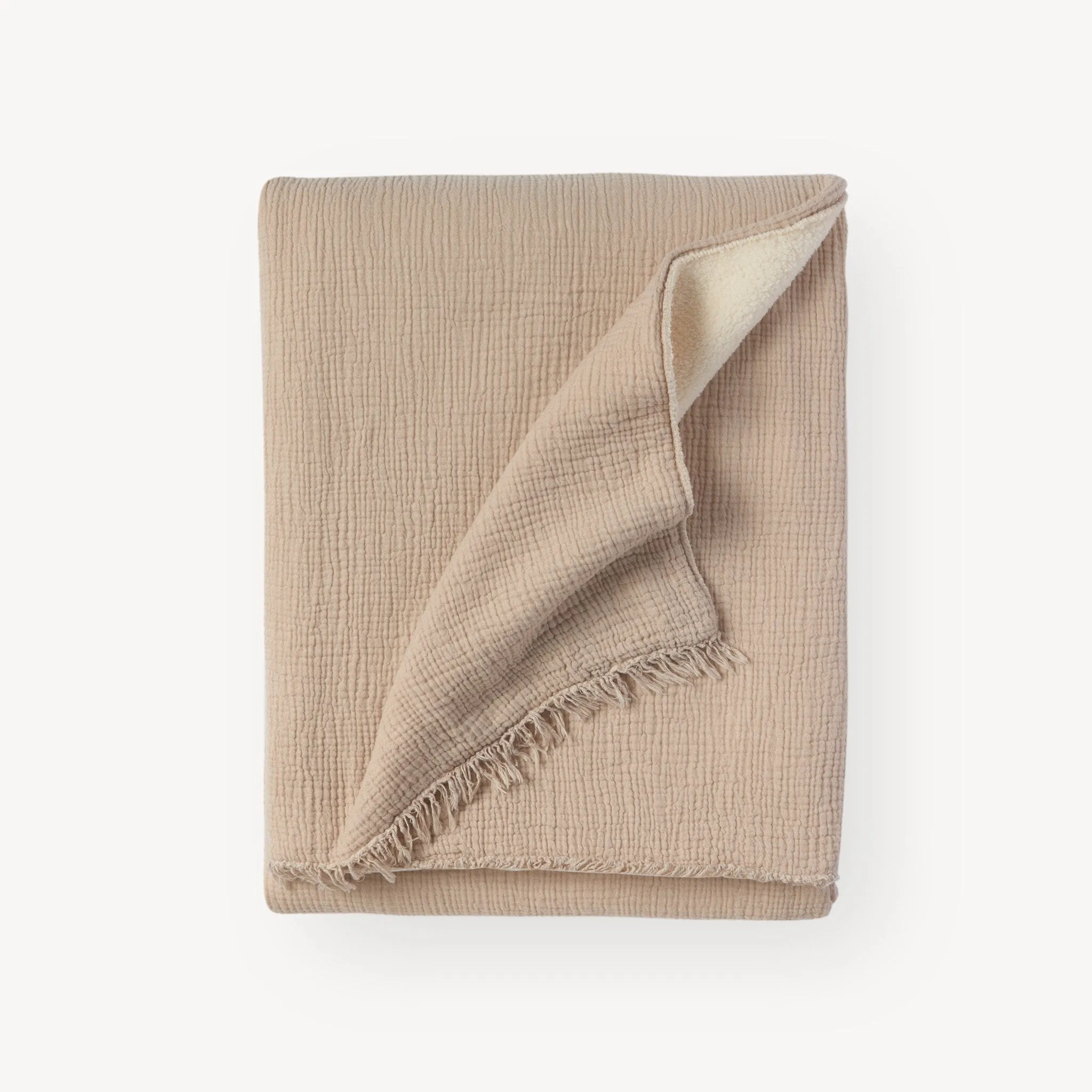 Turkish Cotton Fleece Lined Throws