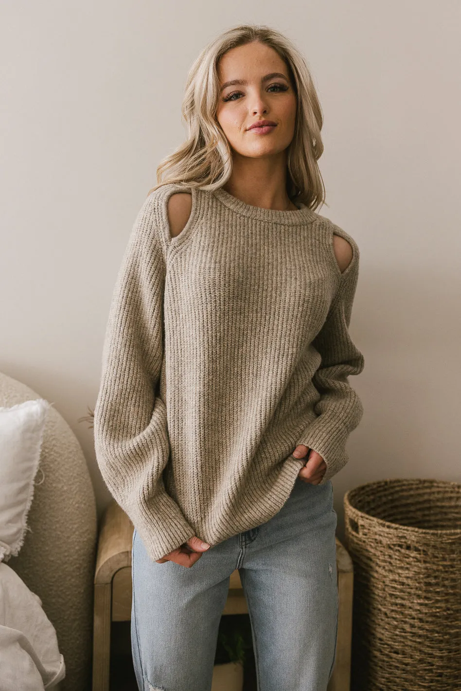 Vanessa Cut Out Sweater - FINAL SALE