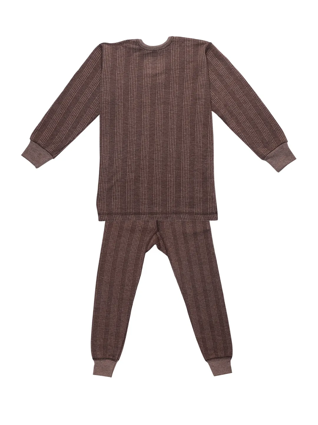 Vimal Jonney Kids Brown Thermal Set