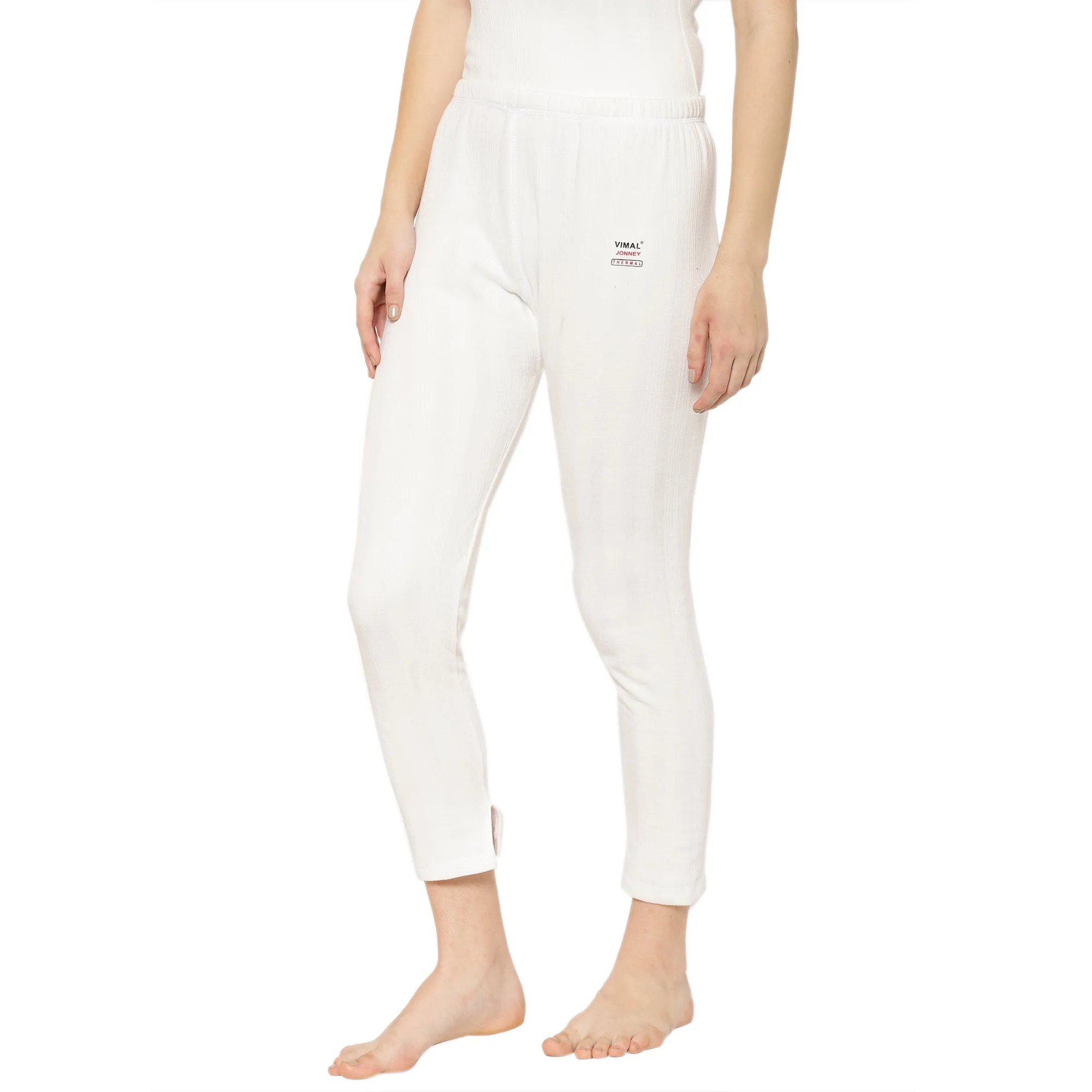 Vimal Jonney White Bottom Thermal For Women's