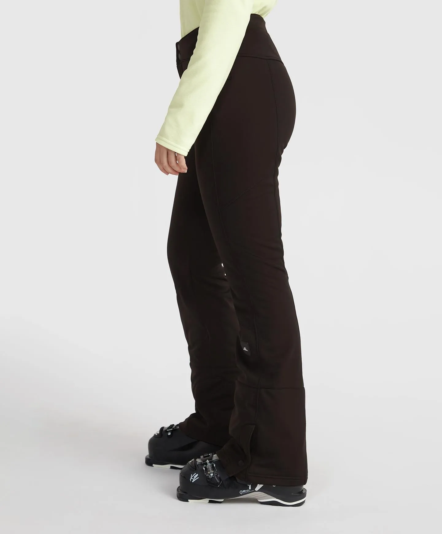 Women's Blessed Softshell Hybrid Skinny Snow Pants - Black Out