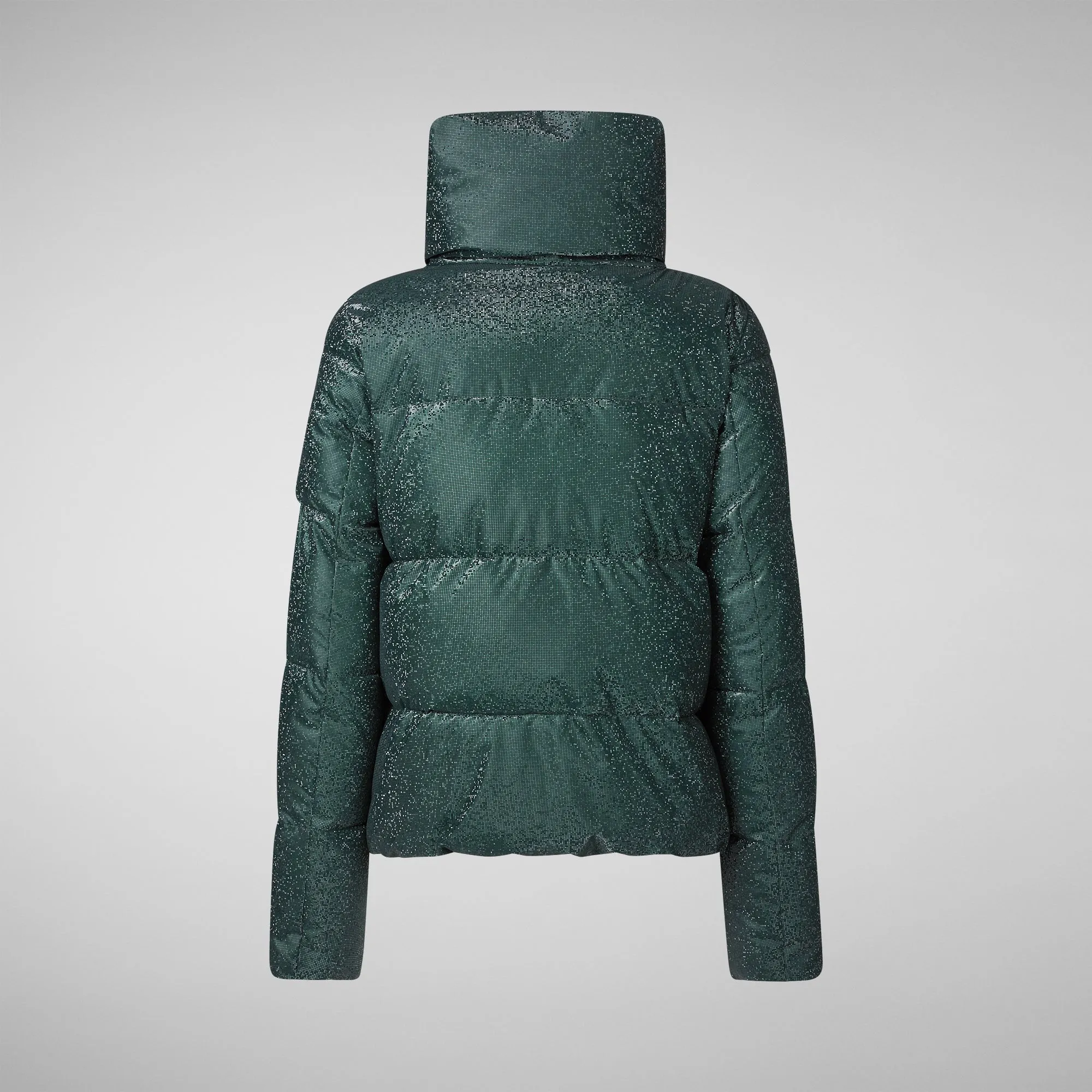 Women's Yvonna Animal free Puffer jacket in Land Green