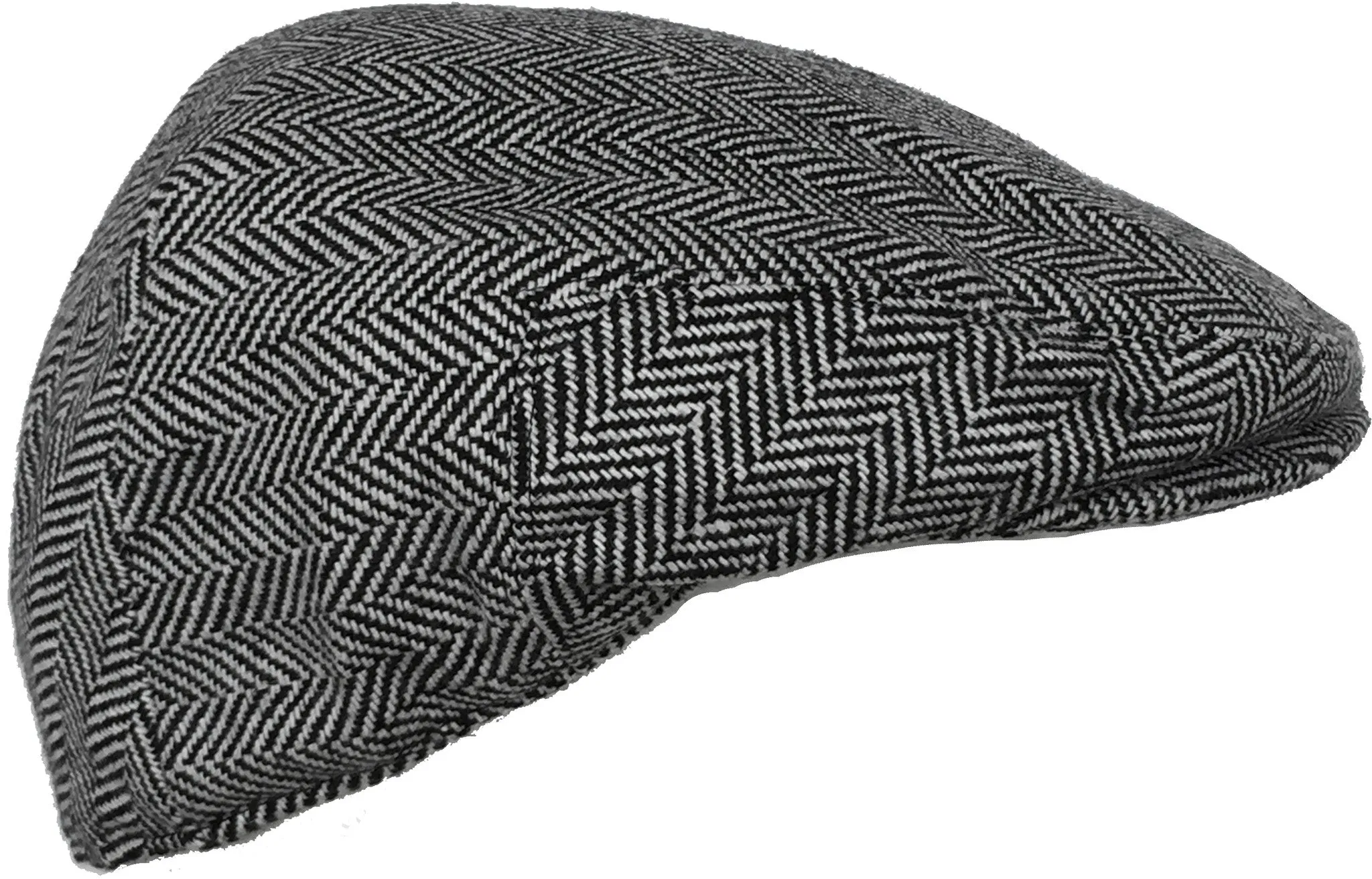 Wool Blend Herringbone Winter Ivy Newsboy Cap